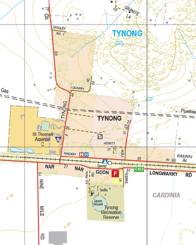 Tynong - Spatial Vision's Vicmap Book (Central Edition 8, 2025 Update) Preview 1
