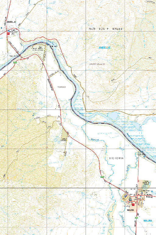 Walwa - Spatial Vision's Vicmap Book (North East Edition 8, 2025) Map ...