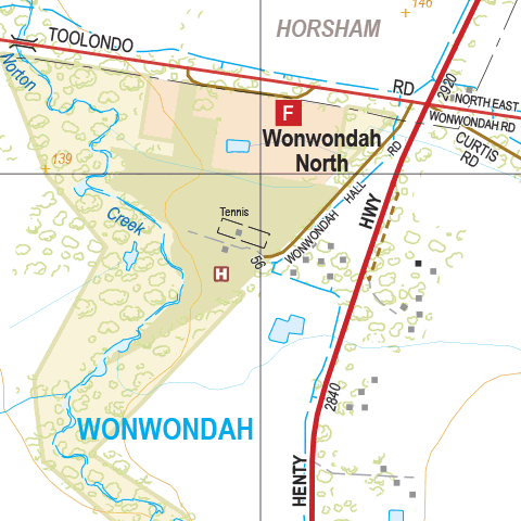 Wonwondah North - Spatial Vision's Vicmap Book (South West Edition 8, 2025 Update) Preview 1
