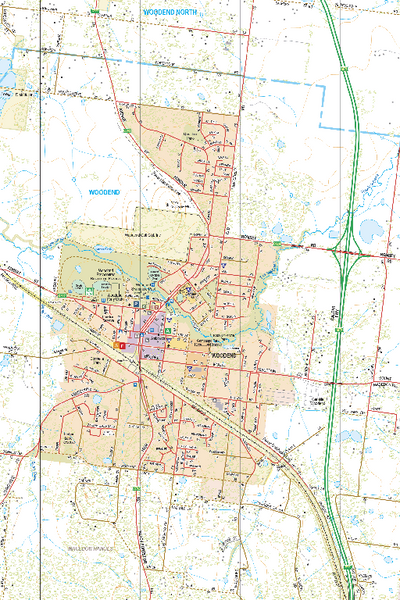 Woodend - Spatial Vision's Vicmap Book (Central Edition 8, 2025 Update) Preview 1
