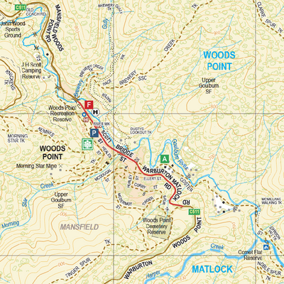 Woods Point - Spatial Vision's Vicmap Book (Central Edition 8, 2025 Update) Preview 1