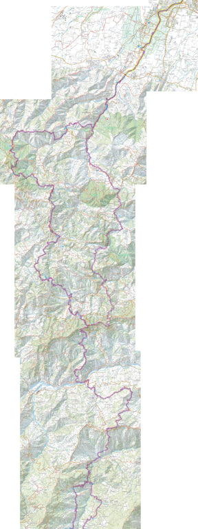 Via Matildica del Volto Santo - Foglio Sud da Reggio Emilia a Lucca - fronte Preview 1