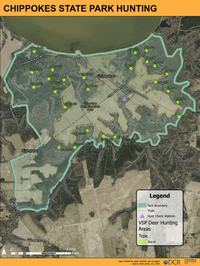 Chippokes State Park - Hunt Map Preview 1