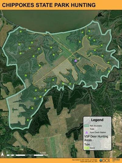 Chippokes State Park - Hunt Map Preview 1