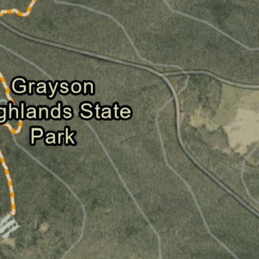 Grayson Highlands State Park - Open Hunt Map by Virginia State Parks ...