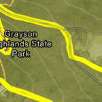 Grayson Highlands State Park - Hunt Map Preview 2