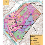 Virginia State Parks James River State Park - Hunt Map digital map