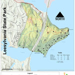 Virginia State Parks Leesylvania State Park digital map