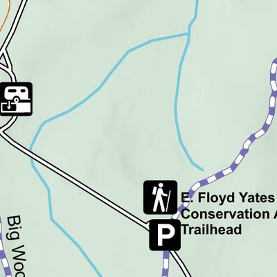 Powhatan State Park: All Terrain Wheelchair Map Preview 2