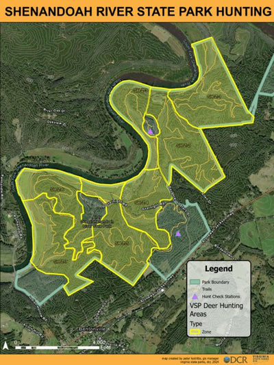 Shenandoah River State Park - Hunt Map Preview 1