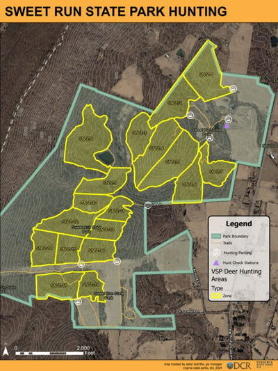 Sweet Run State Park Hunt Map Preview 1