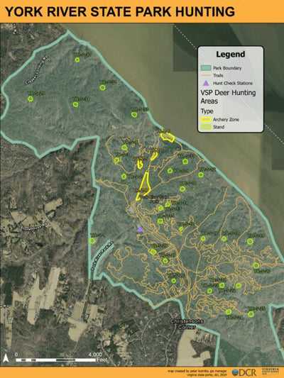 York River State Park - Hunt Map Preview 1