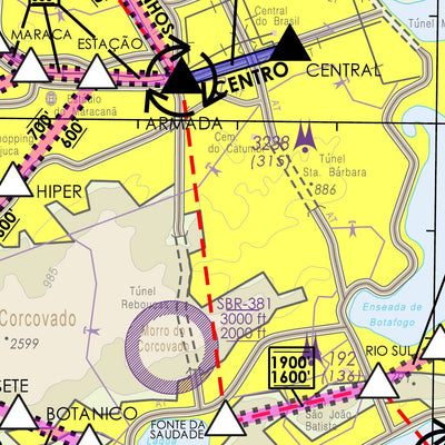 Virtual Routes CCV REA e REH TMA RJ-3 digital map