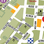 Visit Canberra Canberra City Map [Front] digital map