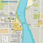 Visualvoice Devonport City Centre digital map