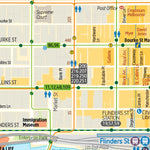 Visualvoice Melbourne Visitor Map 2019 digital map