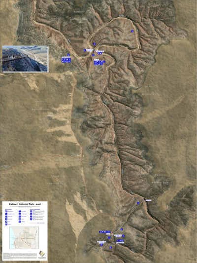 WA Parks Foundation Kalbarri National Park - East digital map