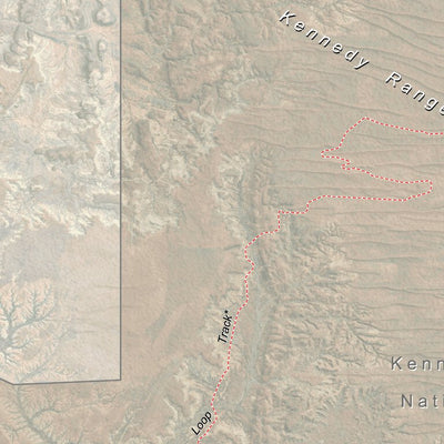 WA Parks Foundation Kennedy Range National Park - Overview digital map