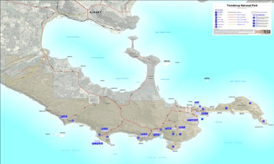 WA Parks Foundation Torndirrup National Park digital map