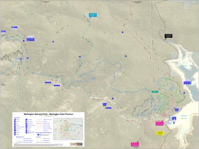 WA Parks Foundation Wellington National Park - Dam Precinct digital map