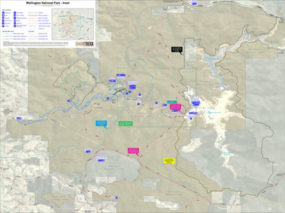 WA Parks Foundation Wellington National Park - Inset digital map