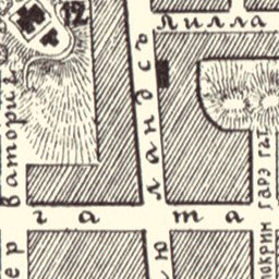 Waldin Åbo (Turku), city map (in Russian), 1913 digital map