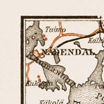 Waldin Åbo (Turku) town plan, 1929 digital map