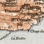 Waldin Ajaccio and environs map, 1902 digital map