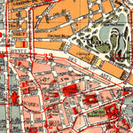 Waldin Antwerp (Antwerpen, Anvers) town plan, 1898 digital map