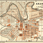 Waldin Aranjuez city map, 1899 digital map