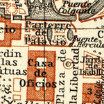 Waldin Aranjuez city map, 1899 digital map