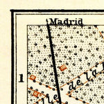 Waldin Aranjuez city map, 1929 digital map