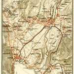 Waldin Arco, Riva and their environs map, 1906 digital map