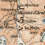 Waldin Arolla River Valley map, 1909 digital map