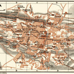 Waldin Ávila city map, 1899 digital map