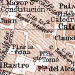 Waldin Ávila city map, 1913 digital map
