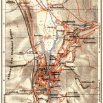Waldin Badgastein (Wildbad Gastein) town plan, 1911 digital map