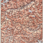 Waldin Basse-Engadine map, 1897 digital map