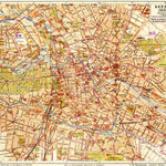 Waldin Berlin city map, 1903 (legend in Russian) digital map