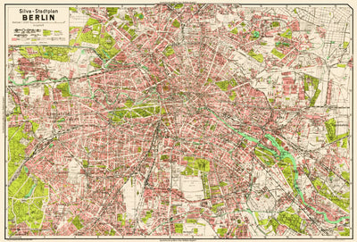 Waldin Berlin City Map, 1938 digital map