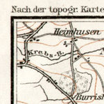 Waldin Bern (Berne) and environs map, 1909 digital map