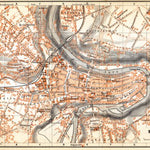 Waldin Bern (Berne) city map, 1897 digital map