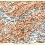 Waldin Berne Highlands (Bernese Oberland) map, 1897 digital map