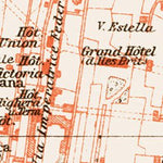 Waldin Bordighera town plan, 1913 digital map