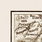 Waldin Bozen (Bolzano) and environs map, 1909 digital map