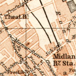 Waldin Bradford city map, 1906 digital map