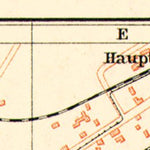 Waldin Brašov (Kronstadt) environs map, 1913 digital map