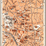 Waldin Bucharest (Bucureşti), central part map, 1911 digital map