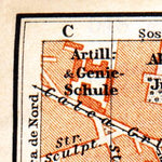 Waldin Bucharest (Bucureşti), central part map, 1911 digital map