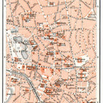 Waldin Bucharest (Bucureşti), central part map, 1913 digital map